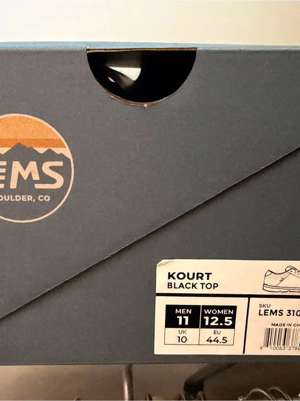 Lems Kourt Black Top Men’s Casual Sneakers - Black
